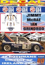 DECAL MG METRO 6R4 ROTHMANS