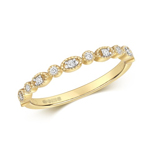Bague femme jaune k carat - jaune, 9