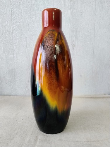 Ancien vase grès soliflore - ancien,