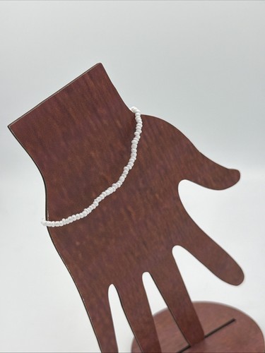 Bracelet perles blanches