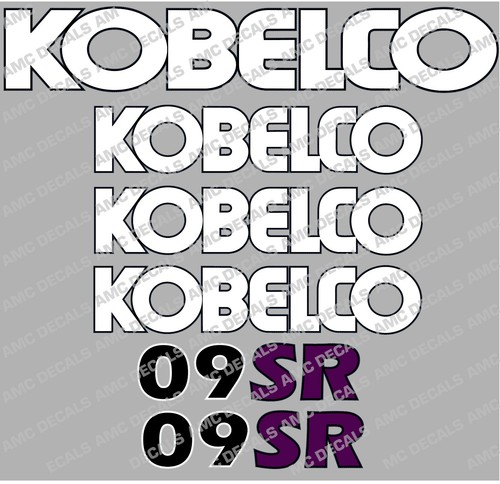 Autocollants kobelco 09sr - kobelco,