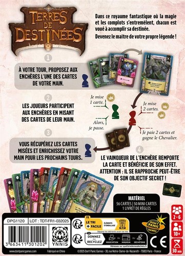 Terres destinées jeu - de,