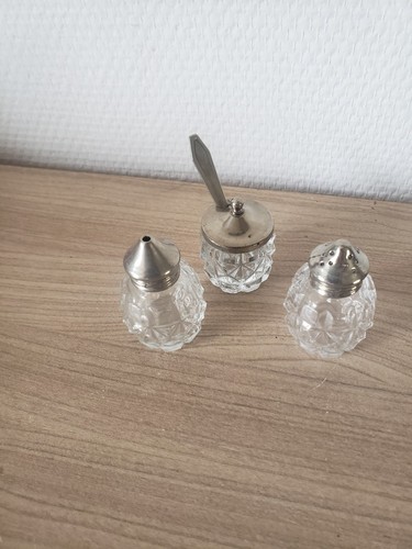 Service condiments sel - sel, poivre