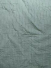  COUPE TISSU COTON VERT AMANDE TISSAGE RAYURES FANTAISIE TON SUR TON