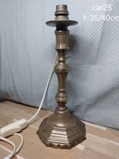 Pied de lampe bougeoir ancien