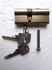 BARILLET CYLINDRE DE SERRURE DE PORTE 30MM+40MM, AVEC VIS DE SERRAGE ET 3 CLES