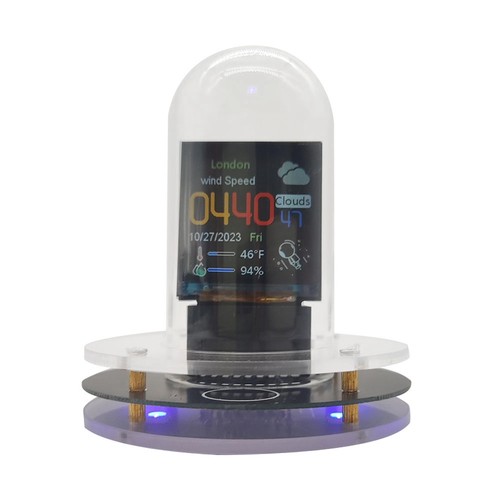 Rgb nixie tube clock - clock,