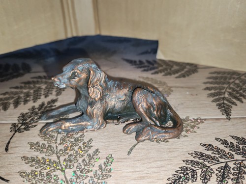 Sculpture chien régule patine - chien,