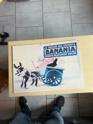 Ancienne affiche publicitaire