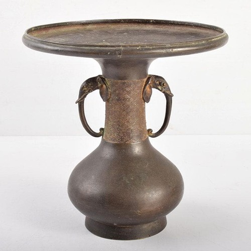 Vase ancien anse bronze - ancien, à