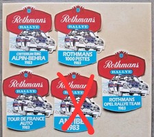Lot 4 Autocollants sticker