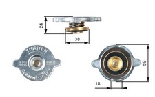 GATES RC125 Bouchon de