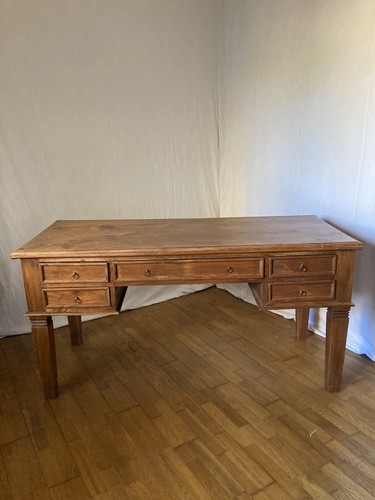 Bureau ancien bois massif - ancien,