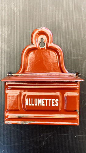 Boite allumettes ancienne - ancienne, tole