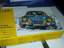 Heller 1/ 24 : ALPINE A 110 - ANDRUET / NICOLAS RALLYE MONTE CARLO / CORSE 1973