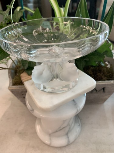 Lalique crystal nogent bowl - crystal,