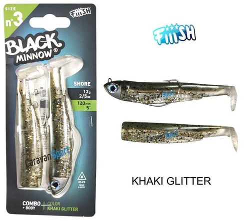 Artificiel combo black minnow - artificiel,