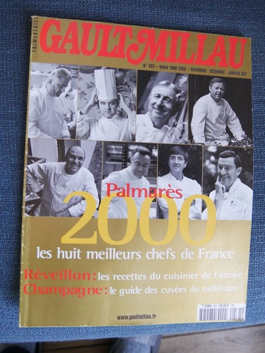 Gault millau 337 - n°337, palmarÈs