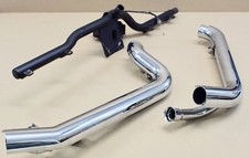 Harley Original Échappement Krümmer Et Support Pipe D'Échappement Softail FXCW
