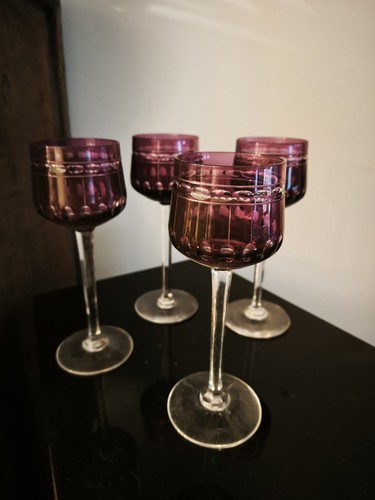 Verres cristal de - en, couleur