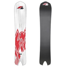F2 Snowboard Ride Race Taille Choisissable Argent/Rouge 2024/25