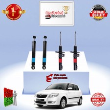 Set 4 Amortisseurs Avant + Post Skoda Fabia 1.2 44KW 60CV à Partir De 2008 ->