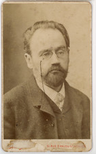 CDV. Emile Zola, écrivain