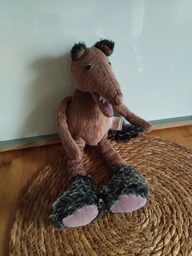 Peluche doudou loup moulin - doudou,