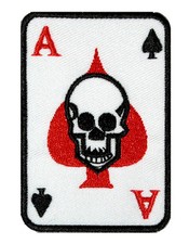 Ecusson Patch AS de Pic - Lucky As of Spade - Rock'n'Roll Rockabilly Biker Poker