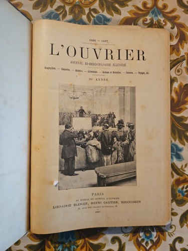 Ouvrier 1896 1897 36e - -, 1896-1897