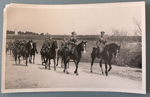 Ww2 photo originale colonne - photo,