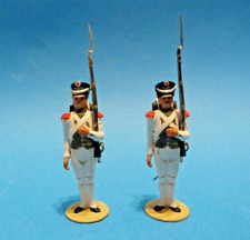 Soldats de plomb JABOULEY moules METAYER - 2 voltigeurs premier empire 54mm - 2