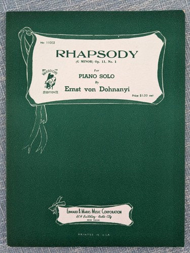 Rhapsody minor no - g,