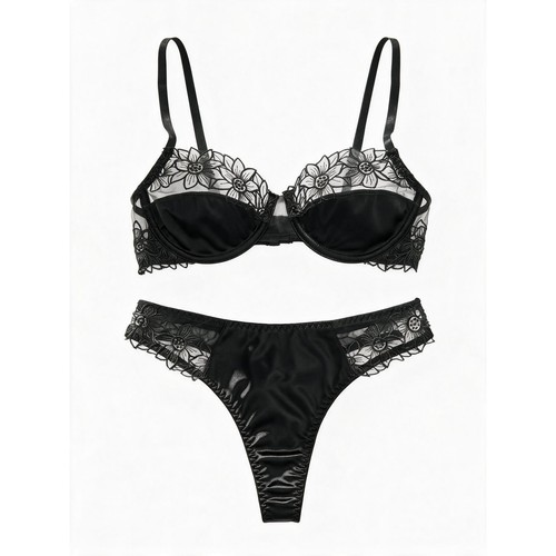 Ensemble lingerie brodee - ensemble,