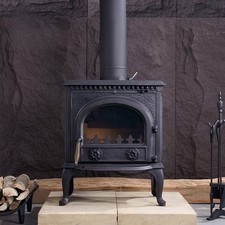 Poêle à bois autoportant en