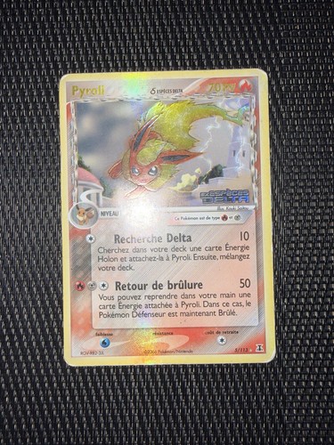 Carte pokémon pyroli 113 - pokémon, fr