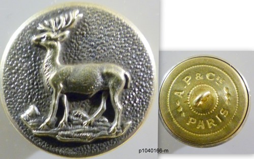 Bouton chasse venerie cerf - chasse/venerie,