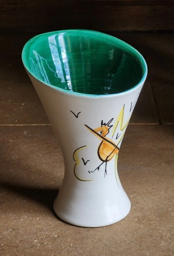 Vallauris vase diabolo oiseau - vallauris,