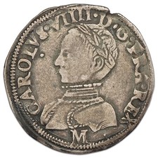 France - Charles IX - demi