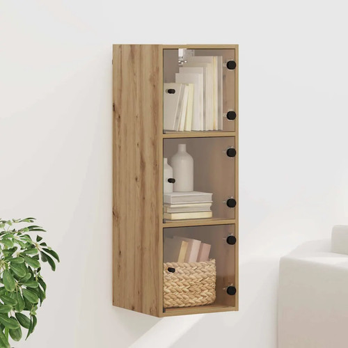 Armoire murale avec portes - avec, en