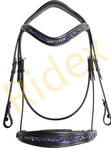 Bride cheval cuir avec - bride, en