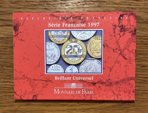 Coffret monnaie paris 1997 - monnaie,