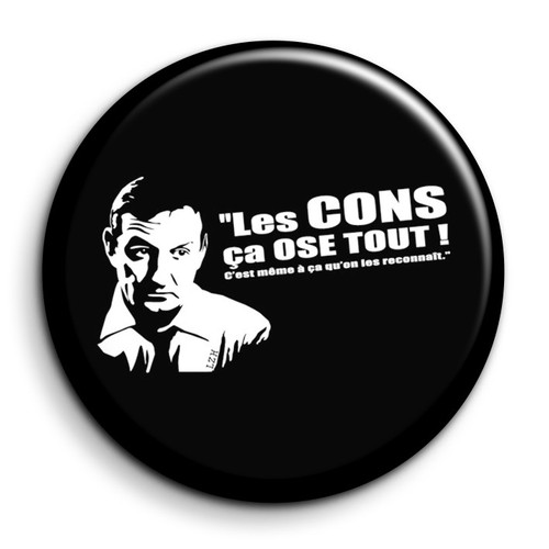 Les tontons flingueurs badge - les,