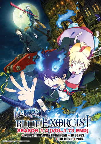 Dvd blue exorcist - dvd, 1-4