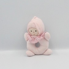 Doudou hochet poupée lutin rose IMAGINARIUM - 23534