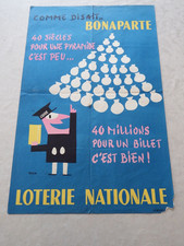 Ancienne affiche loterie - , la