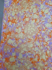 Papier marbré à la cuve de