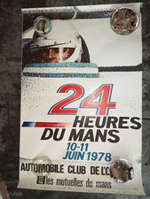 Affiche Originale 24 heures du Mans 1978 Automobile Club de l'Ouest - Lardrot