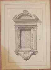 Souvenirs De Architecture Tabernacle Via Romaine Siena Toscane Tuscany 1800