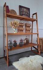 Étagères vintage de boulangerie, meuble de métier ancien